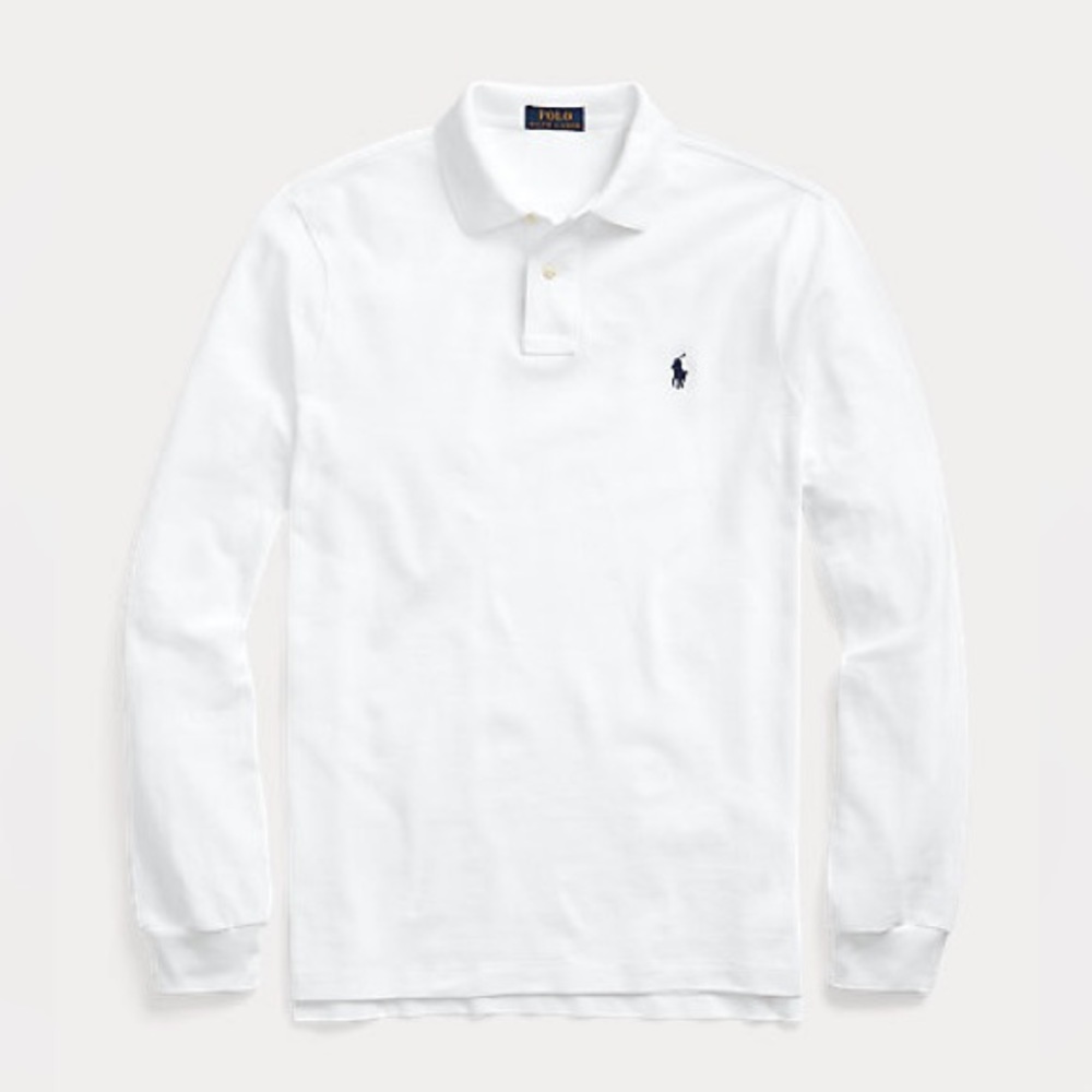 RALPH LAURWN LONG SLEEVE POLO
